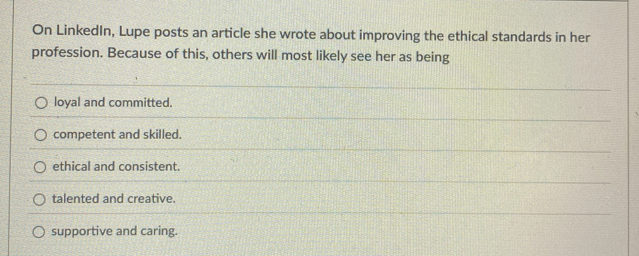  On LinkedIn, Lupe posts an article she wrote about improving the