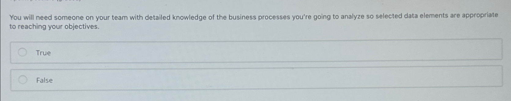  You will need someone on your team with detailed knowledge of