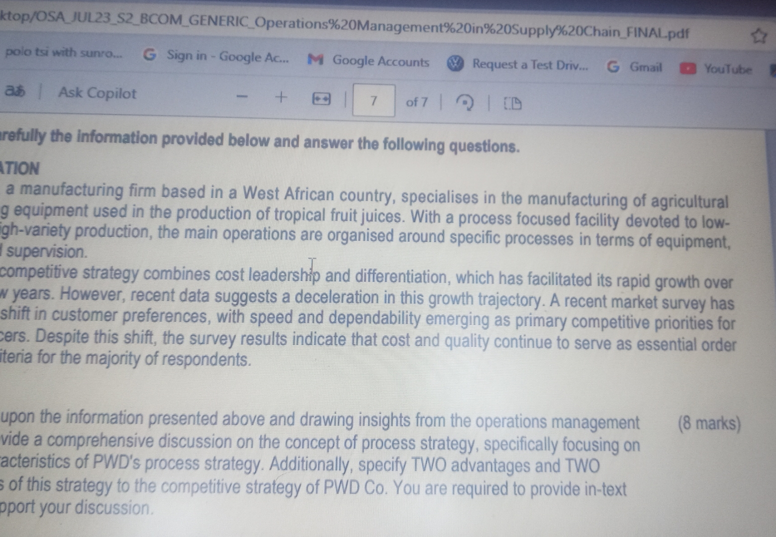  ktop/OSA_JUL23_S2_BCOM_GENERIC_Operations%20Management%20in%20Supply%20Chain_FINAL_pdf polo tsi with sunro... Sign in - Google Ac... Google