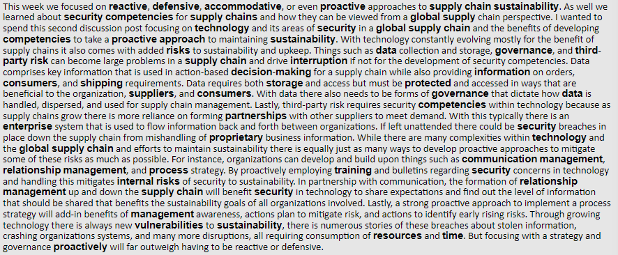  This week we focused on reactive, defensive, accommodative, or even proactive