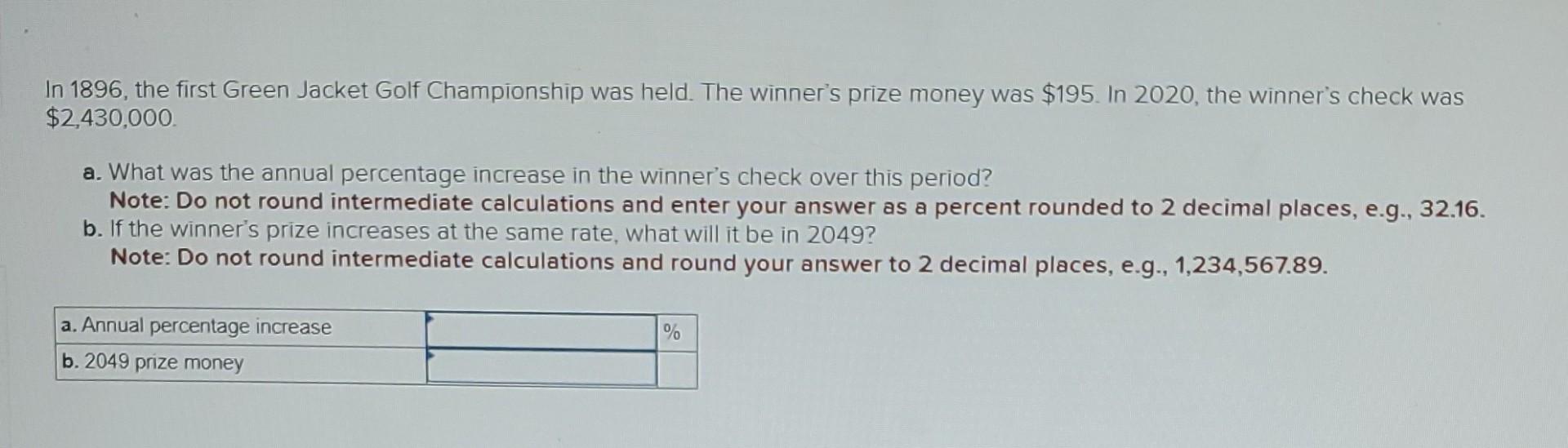  2049 prize money is wrong 