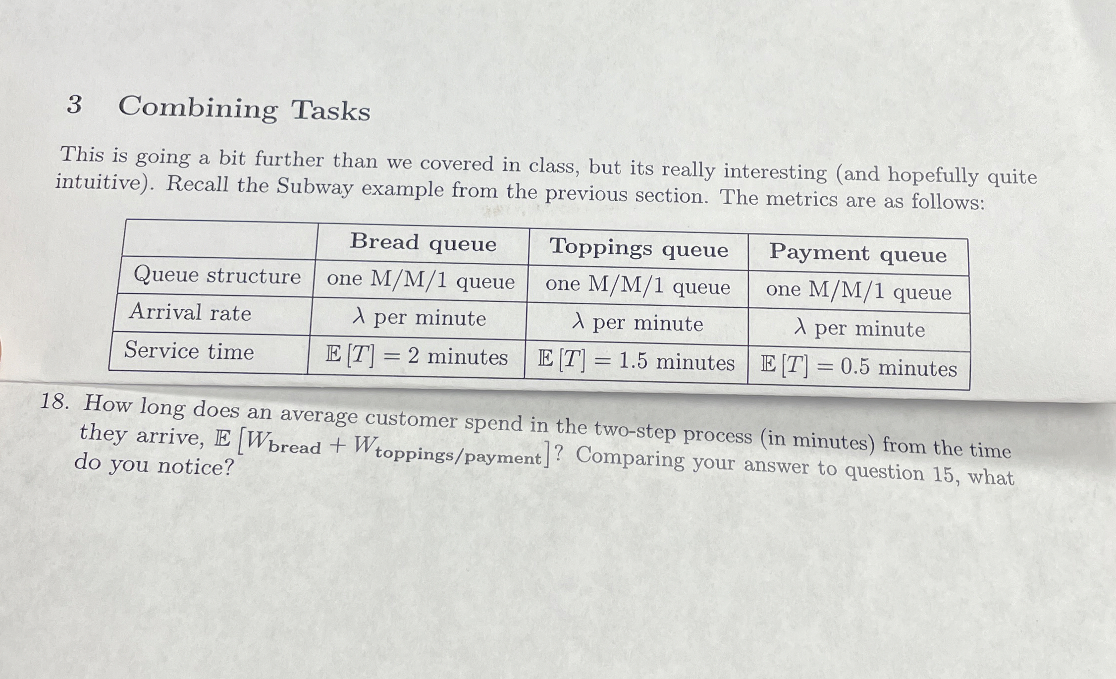  3 Combining Tasks This is going a bit further than we