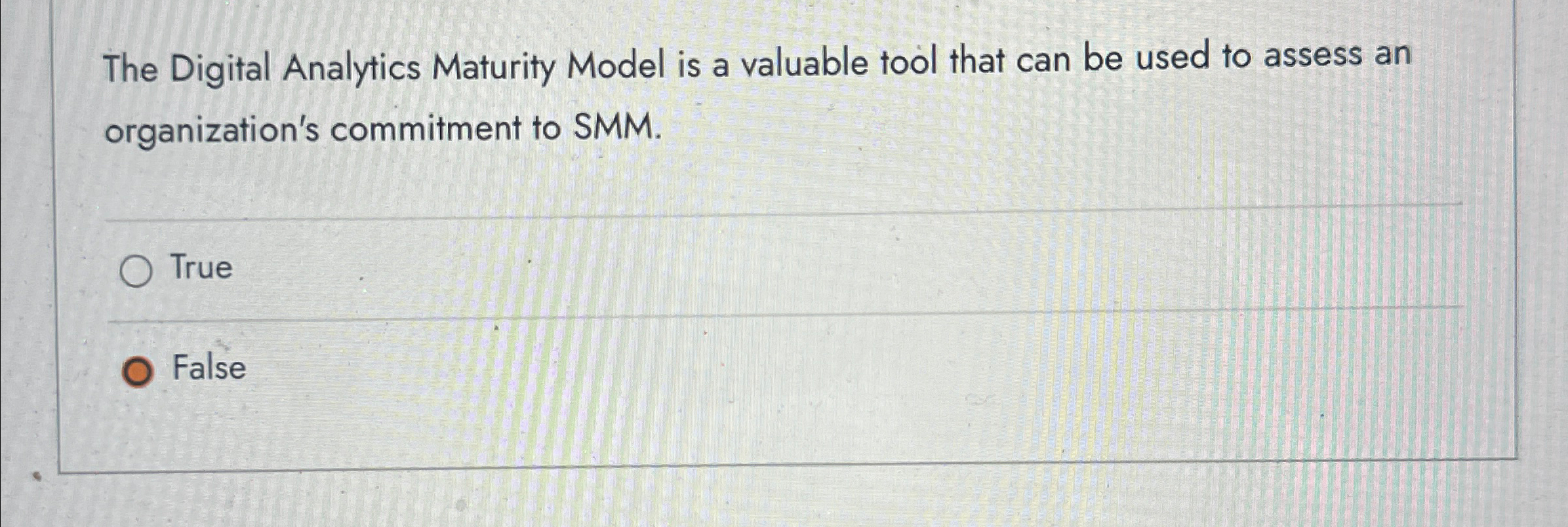  The Digital Analytics Maturity Model is a valuable tool that can