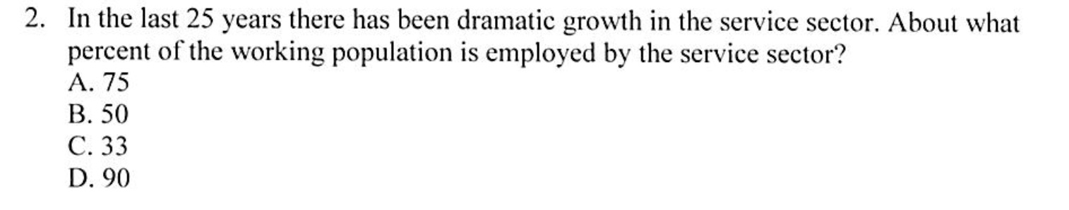  In the last 25 years there has been dramatic growth in