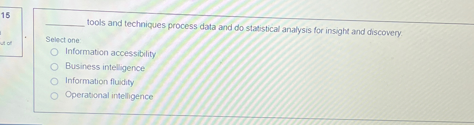  15 tools and techniques process data and do statistical analysis for