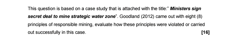  This question is based on a case study that is attached