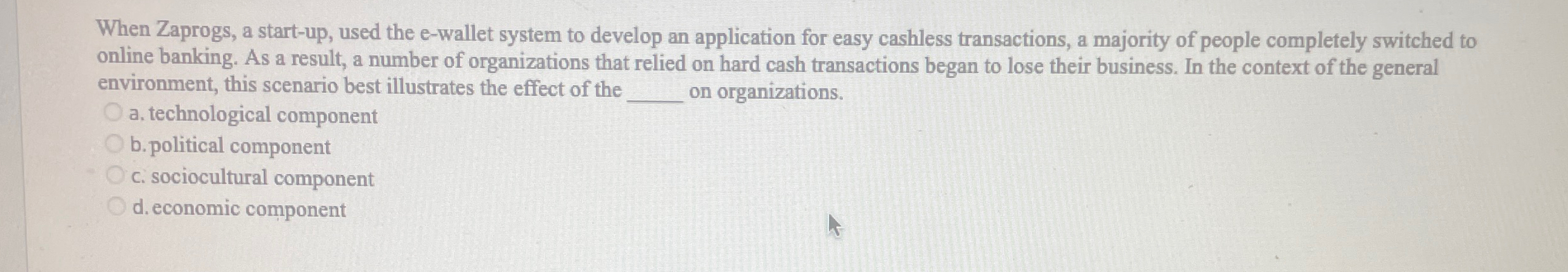  When Zaprogs, a start-up, used the e-wallet system to develop an
