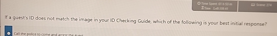  If a guest's ID does not match the image in your