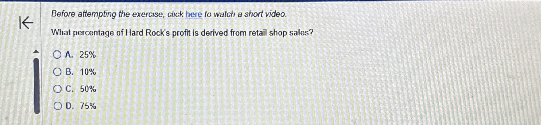  Before attempting the exercise, click here to watch a short video.