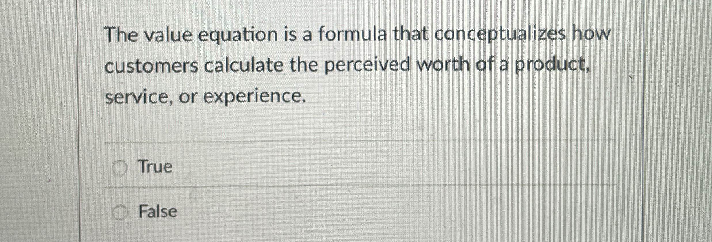  The value equation is a formula that conceptualizes how customers calculate