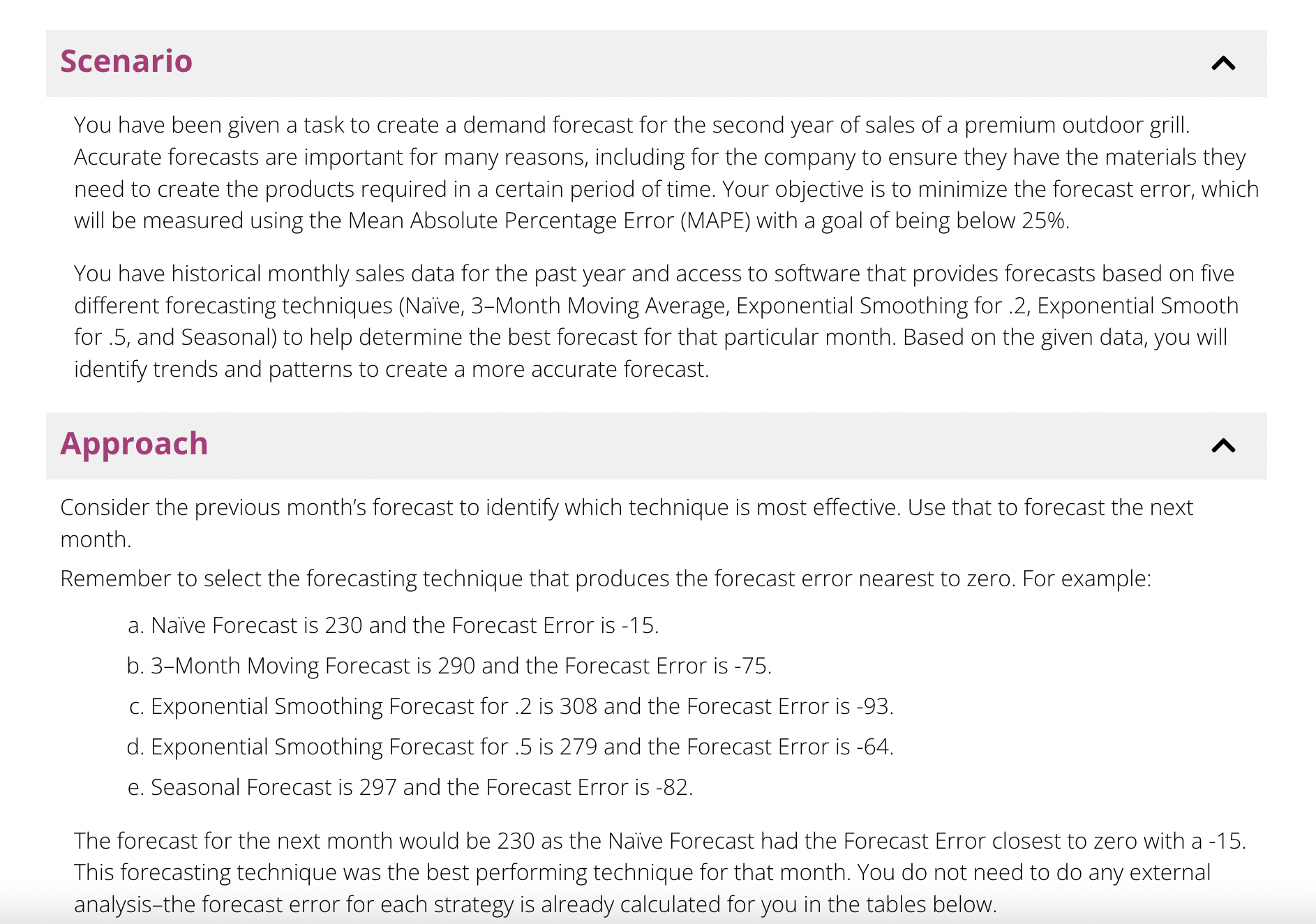  Scenario You have been given a task to create a demand