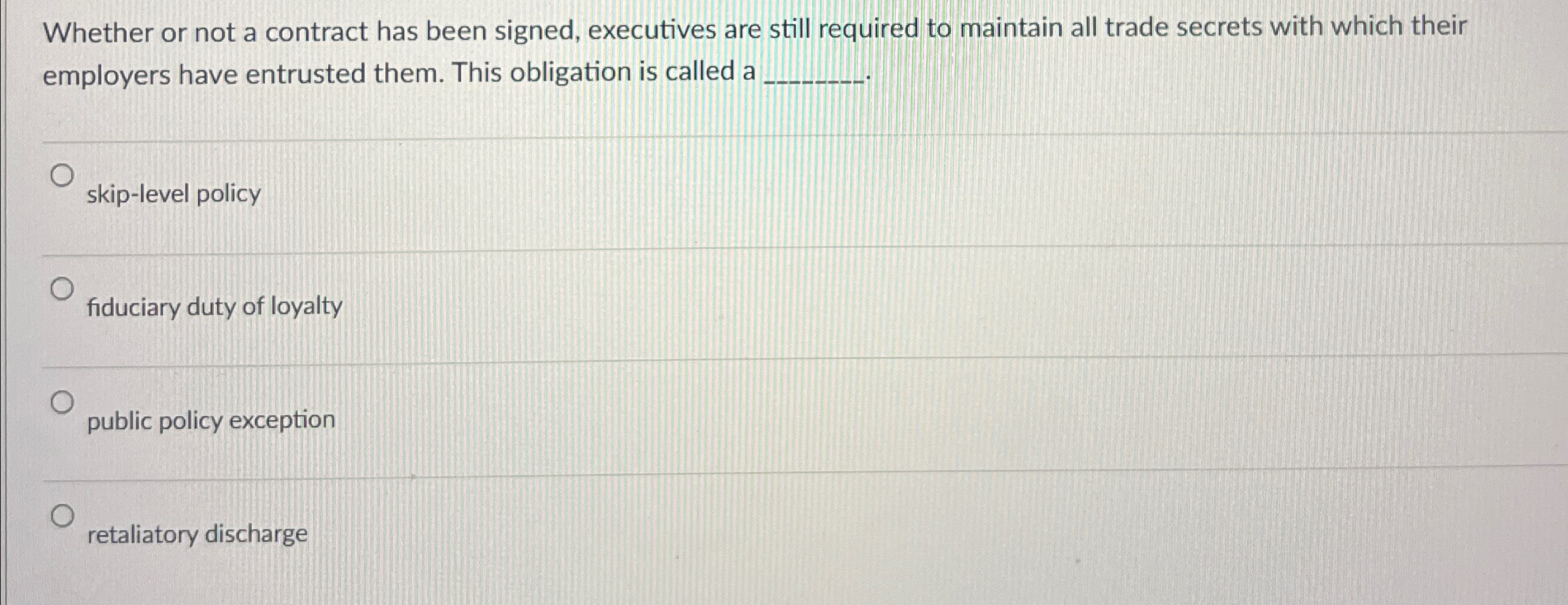 Whether or not a contract has been signed, executives are still
