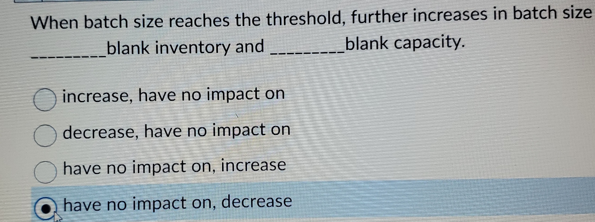  When batch size reaches the threshold, further increases in batch size