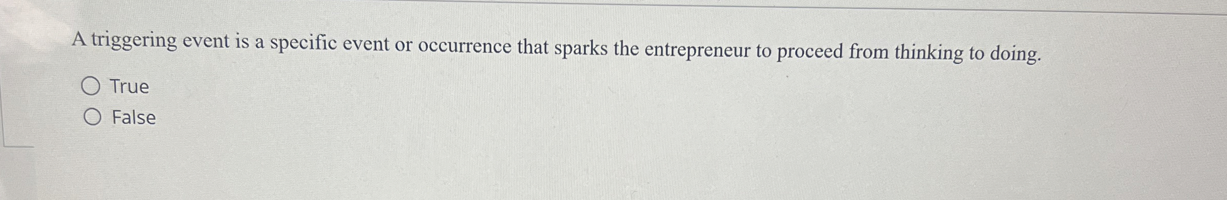  A triggering event is a specific event or occurrence that sparks