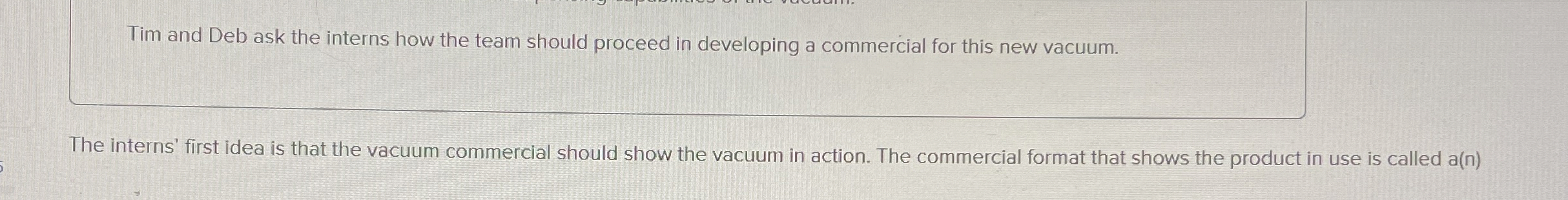  Tim and Deb ask the interns how the team should proceed