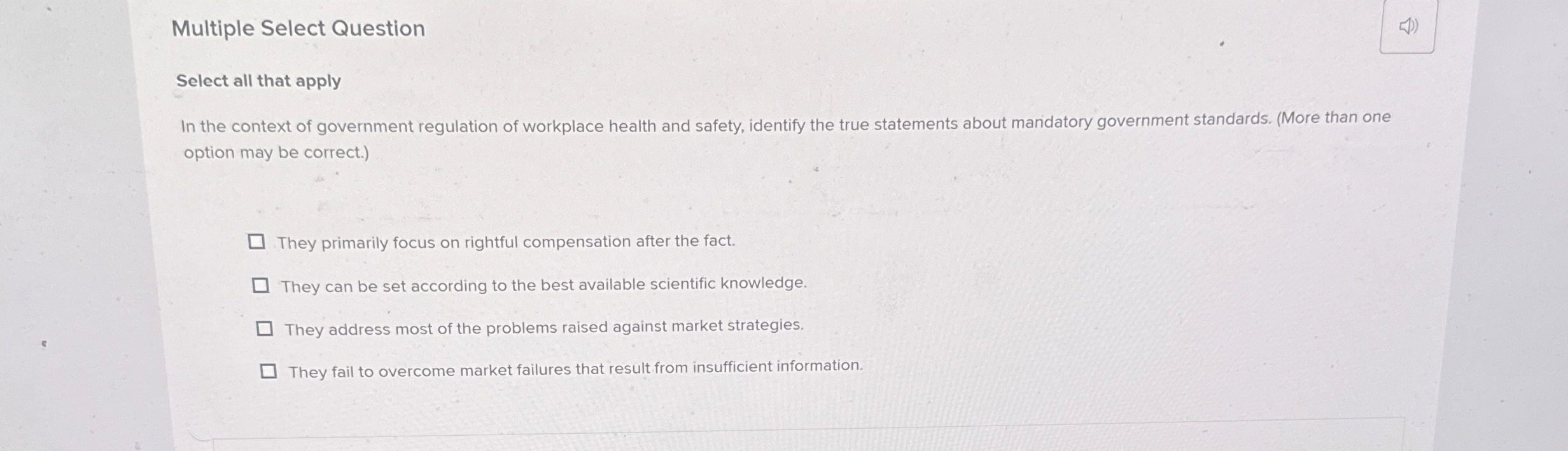  Multiple Select Question Select all that apply In the context of