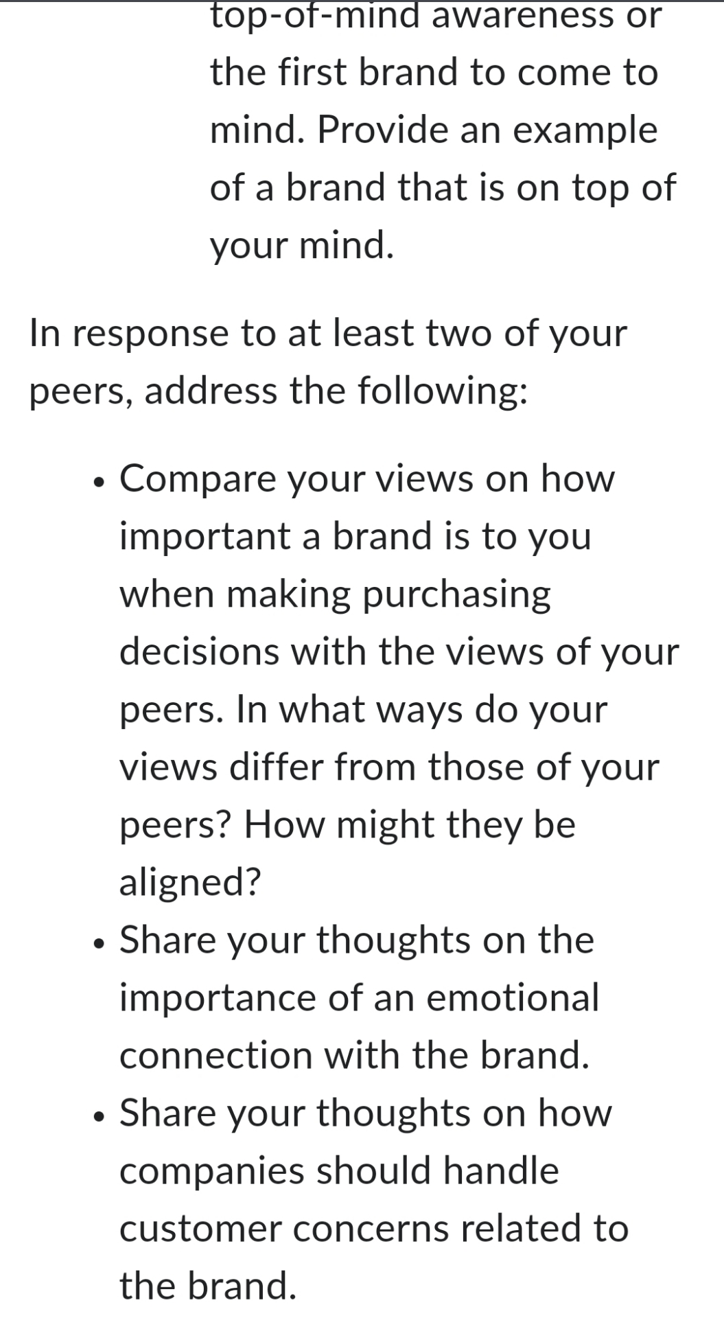  please help answer the question below in details In this discussion,