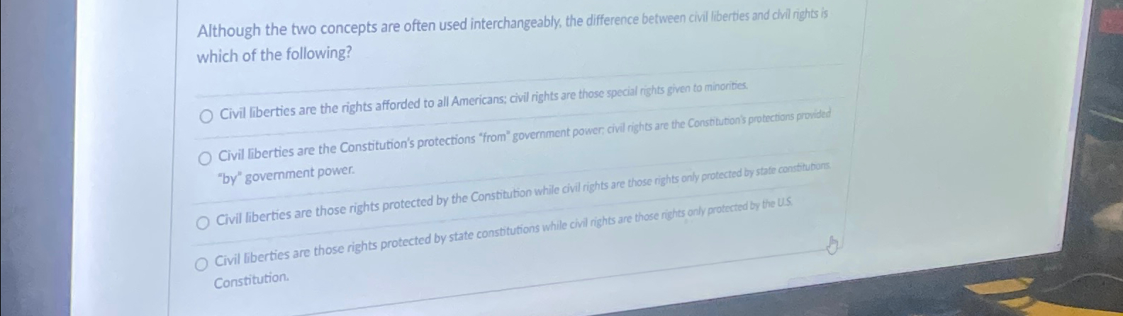  Although the two concepts are often used interchangeably, the difference between