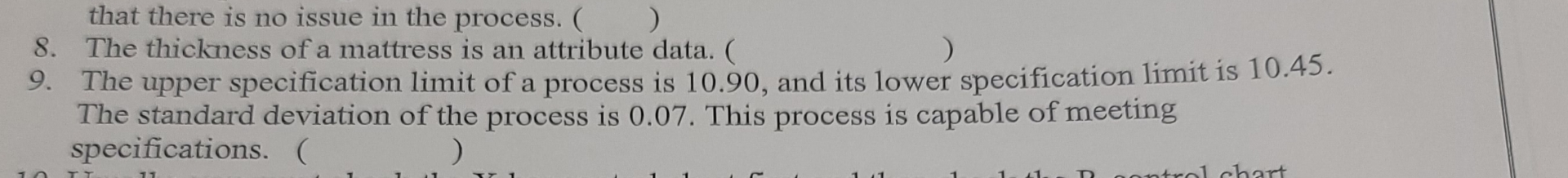  that there is no issue in the process. () 8. The