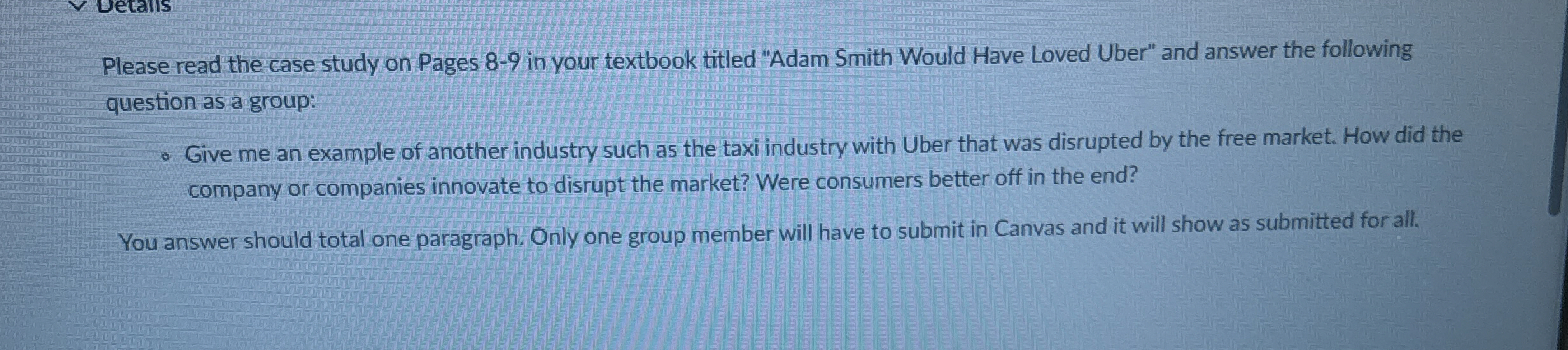  Please read the case study on Pages 8-9 in your textbook