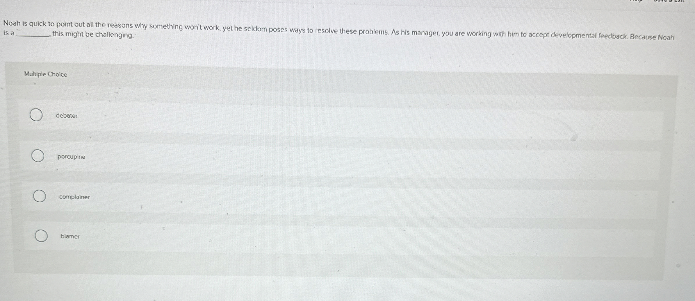 is a q, this might be challenging. 1959 Multiple Choice debater