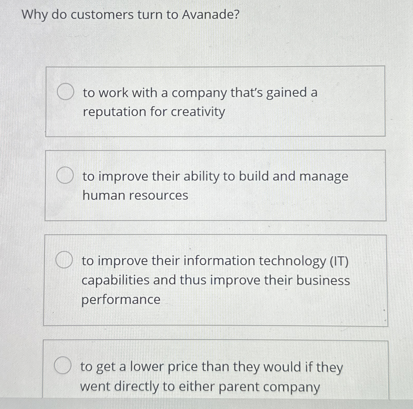  Why do customers turn to Avanade? to work with a company