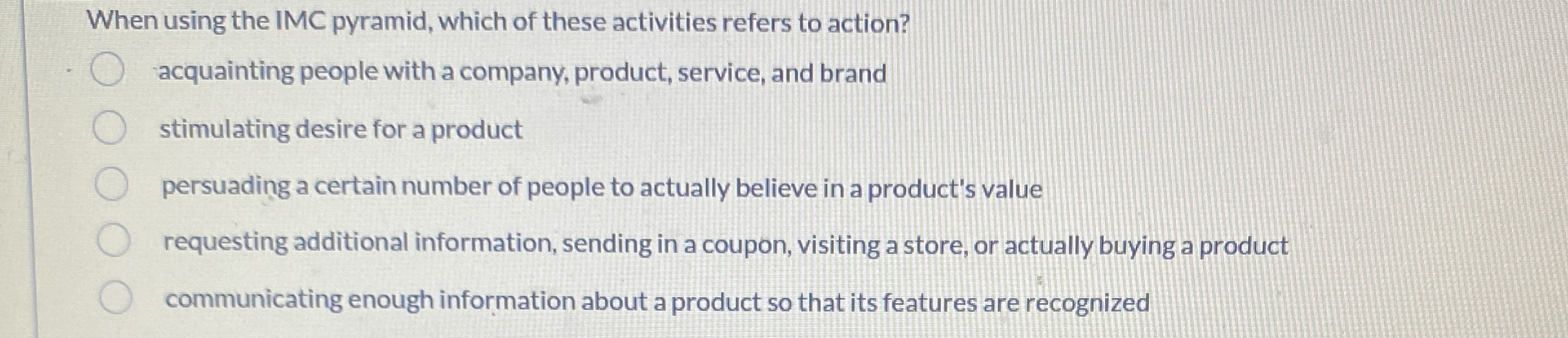  Aided recall tests, unaided recall tests, attitude tests, inquiry tests, and