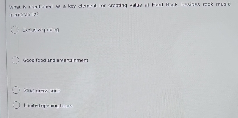  What is mentioned as a key element for creating value at