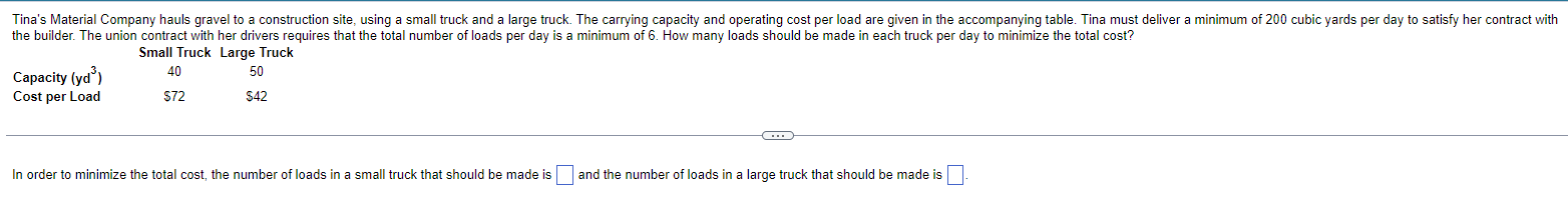  the builder. The union contract with her drivers requires that the