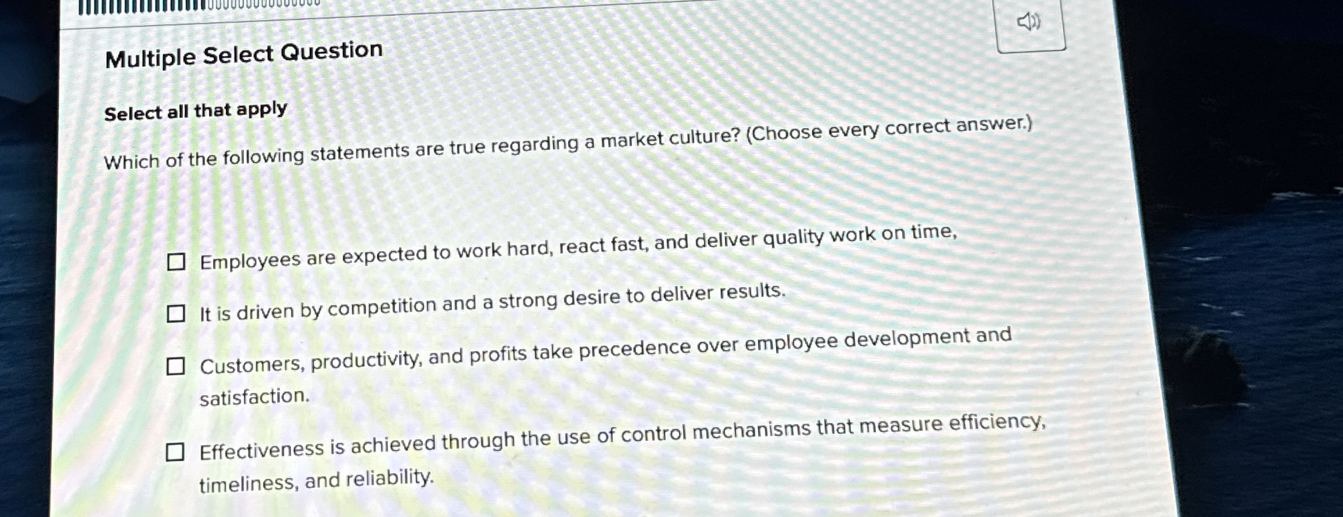  Multiple Select Question Select all that apply Which of the following
