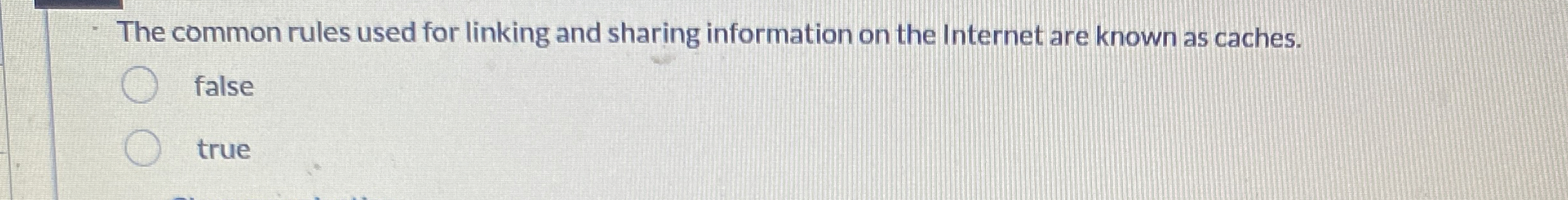  The common rules used for linking and sharing information on the