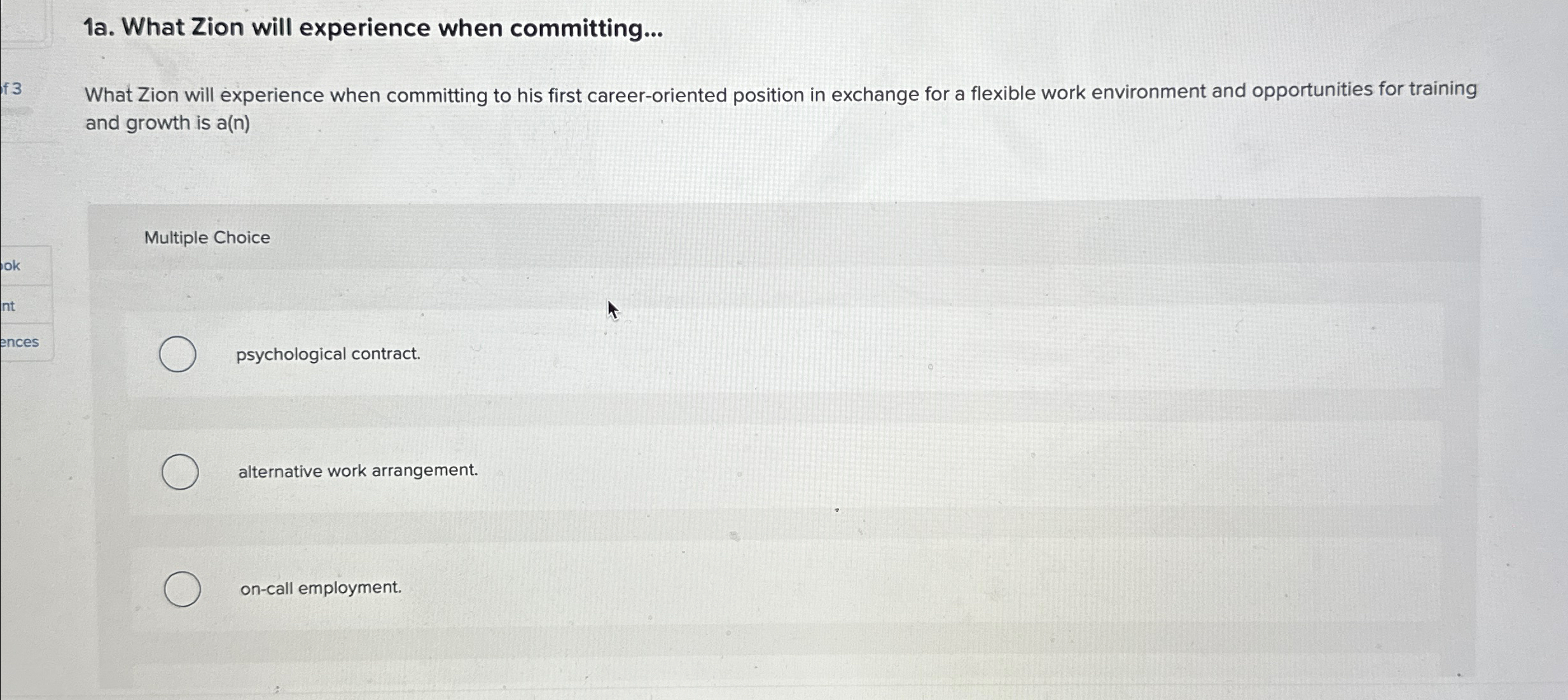  1a. What Zion will experience when committing... What Zion will experience