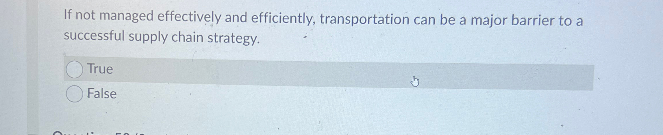  If not managed effectively and efficiently, transportation can be a major