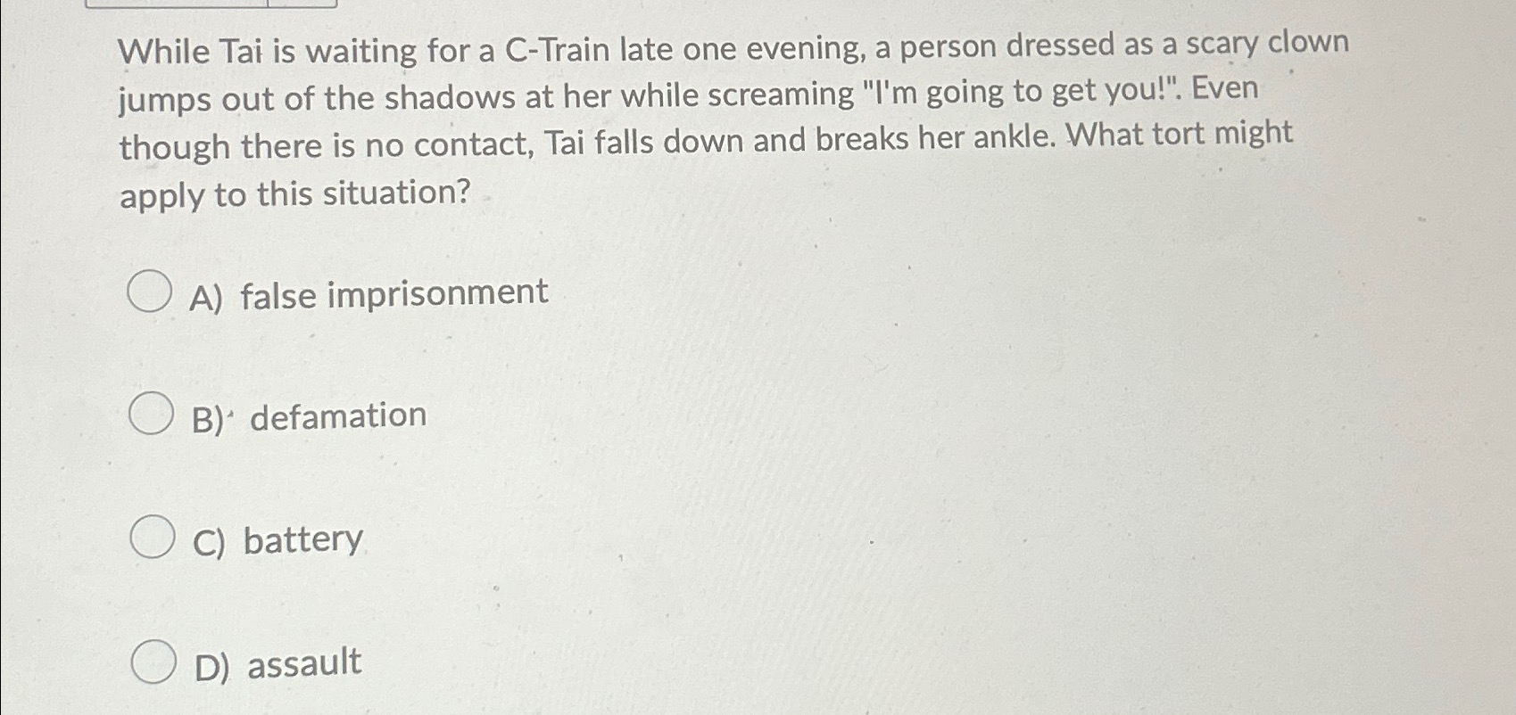  While Tai is waiting for a C-Train late one evening, a