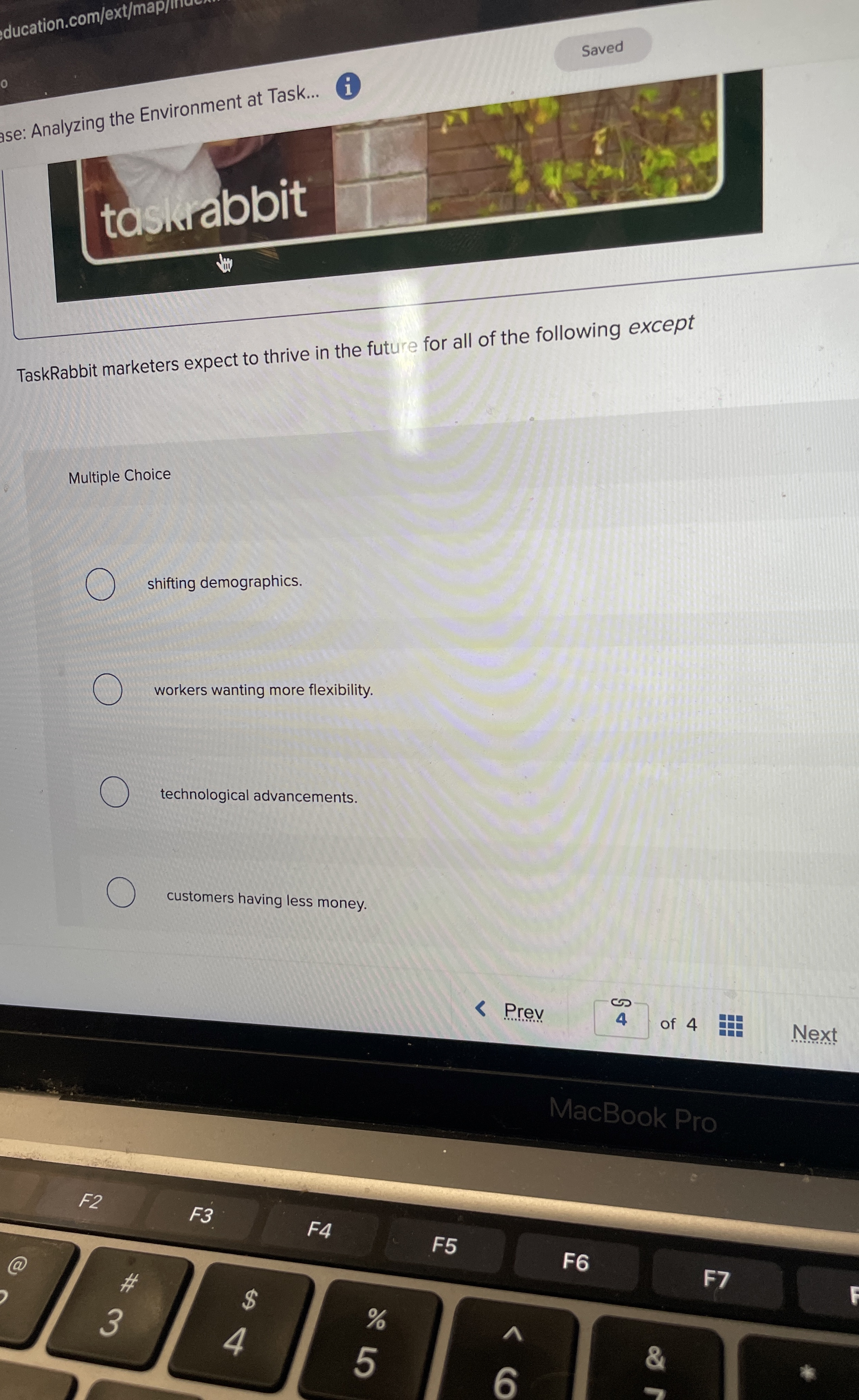  ducation.com/ext/mep/in ase: Analyzing the Environment at Task... (i) to. suabit TaskRabbit