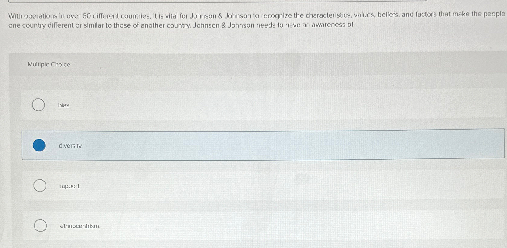  With operations in over 60 different countries, it is vital for