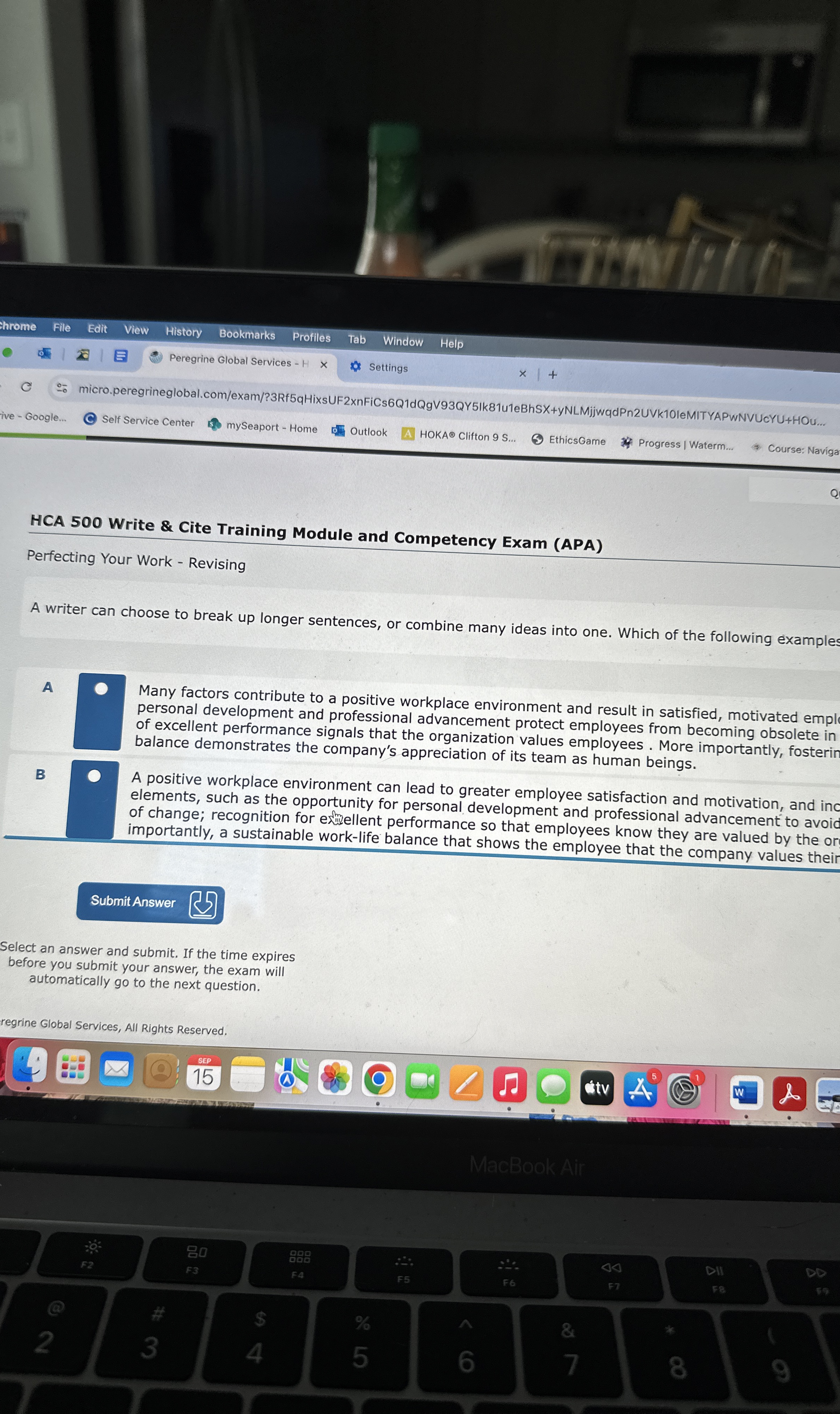  HCA 500 Write & Cite Training Module and Competency Exam (APA)