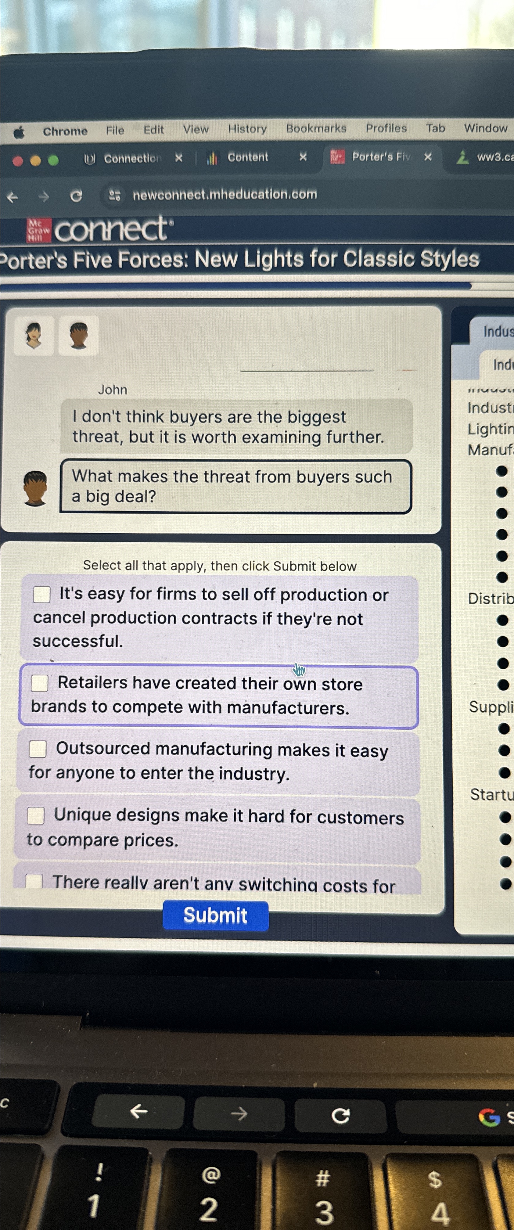  .... connect Porter's Five Forces: New Lights for Classic Styles John