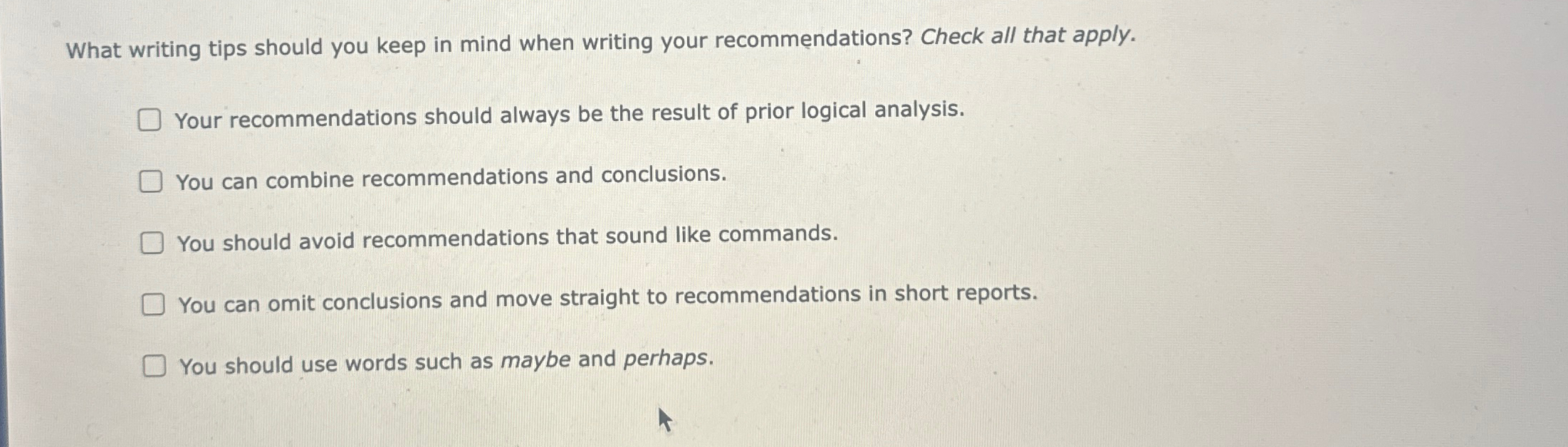  What writing tips should you keep in mind when writing your