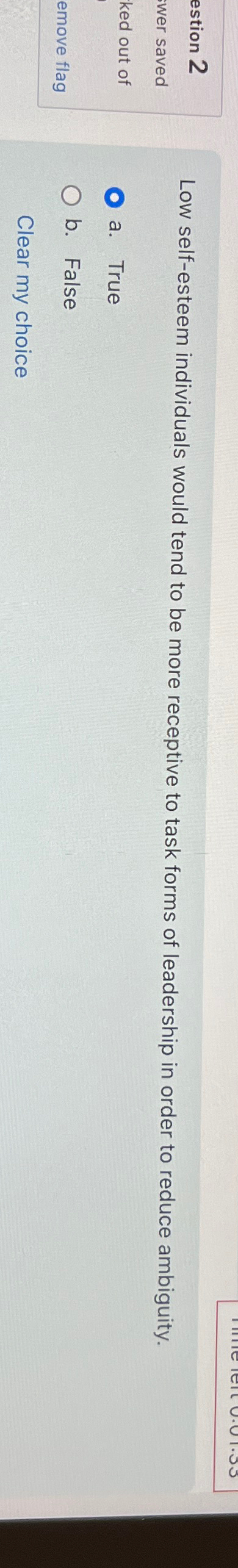  Low self-esteem individuals would tend to be more receptive to task