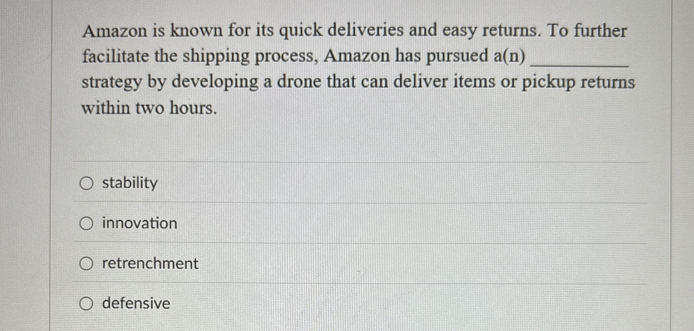  Amazon is known for its quick deliveries and easy returns. To