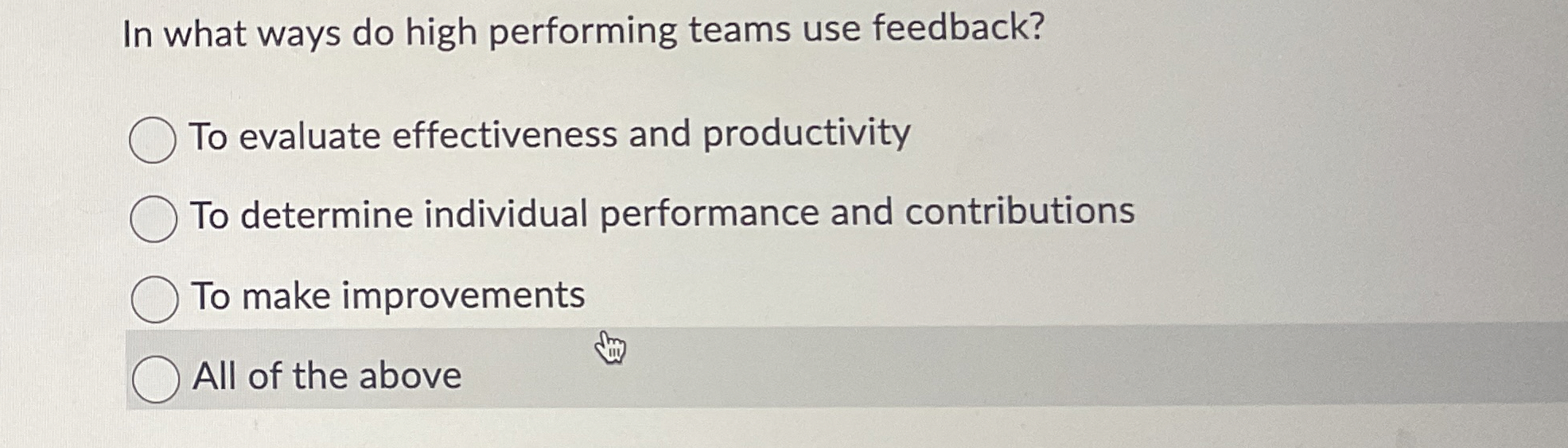  In what ways do high performing teams use feedback? To evaluate