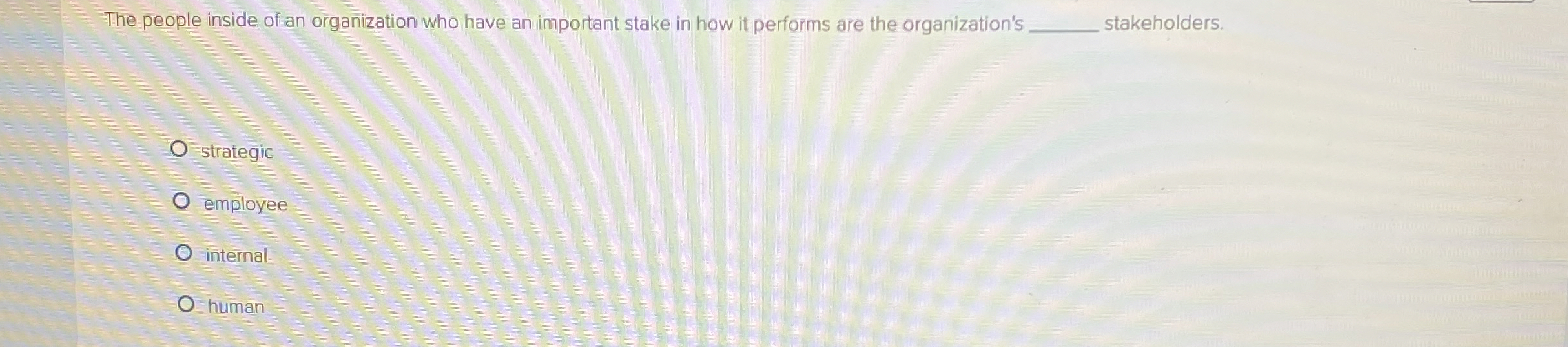  According to the viewpoint, a management problem should be handled according