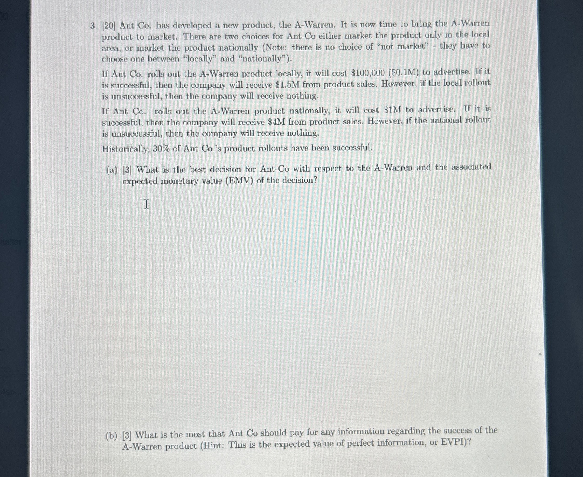  [20] Ant Co, has developed a new product, the A-Warren. It