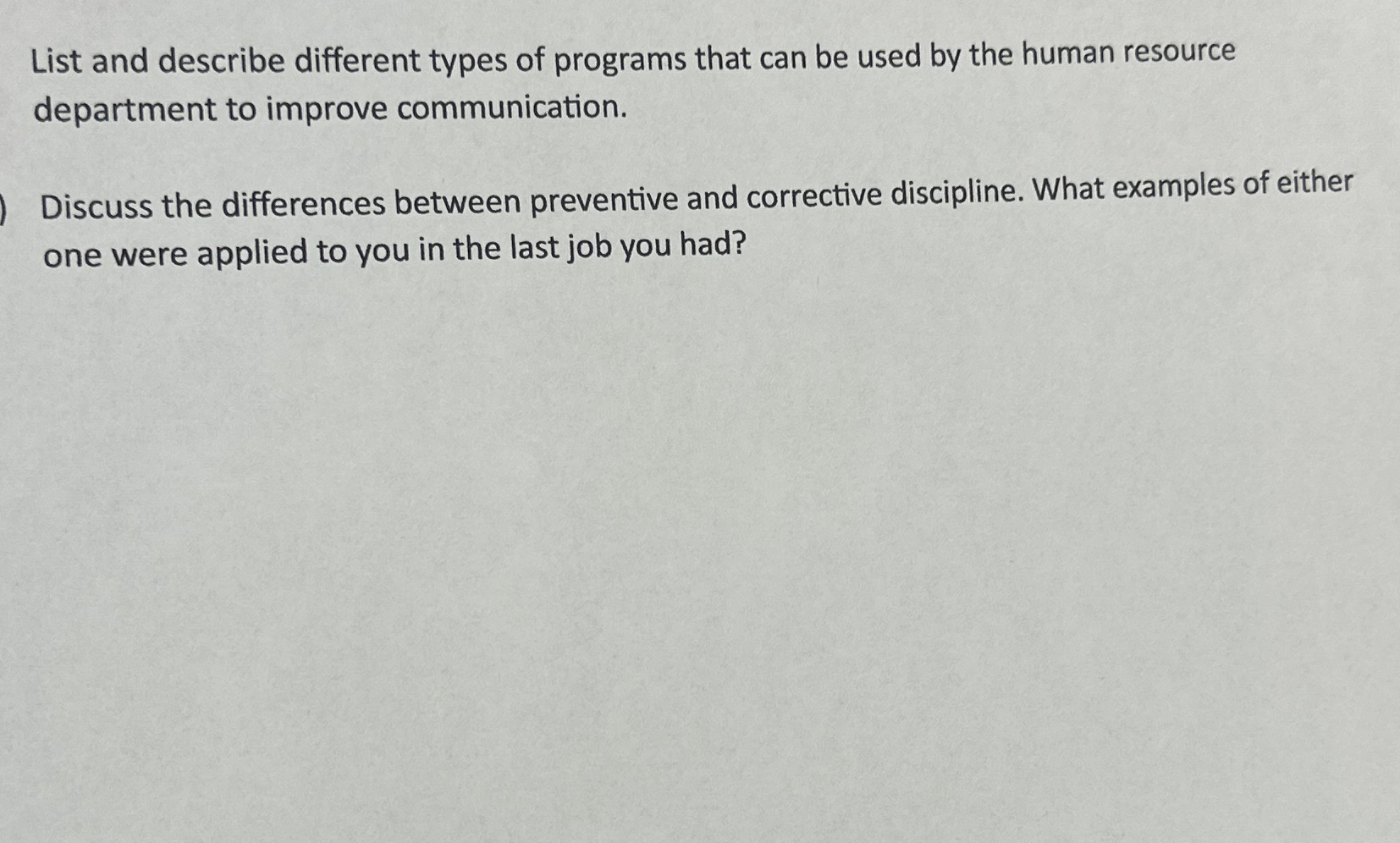  List and describe different types of programs that can be used