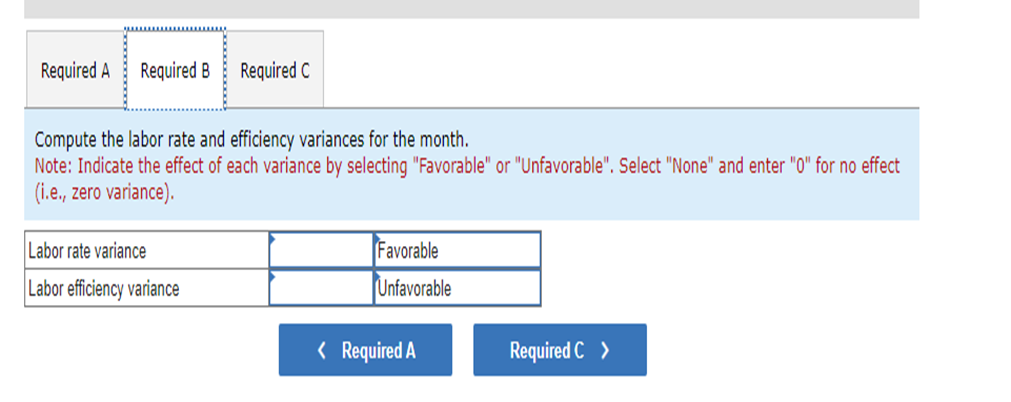 The company's standard cost system calls for 0.08 hour of direct labor