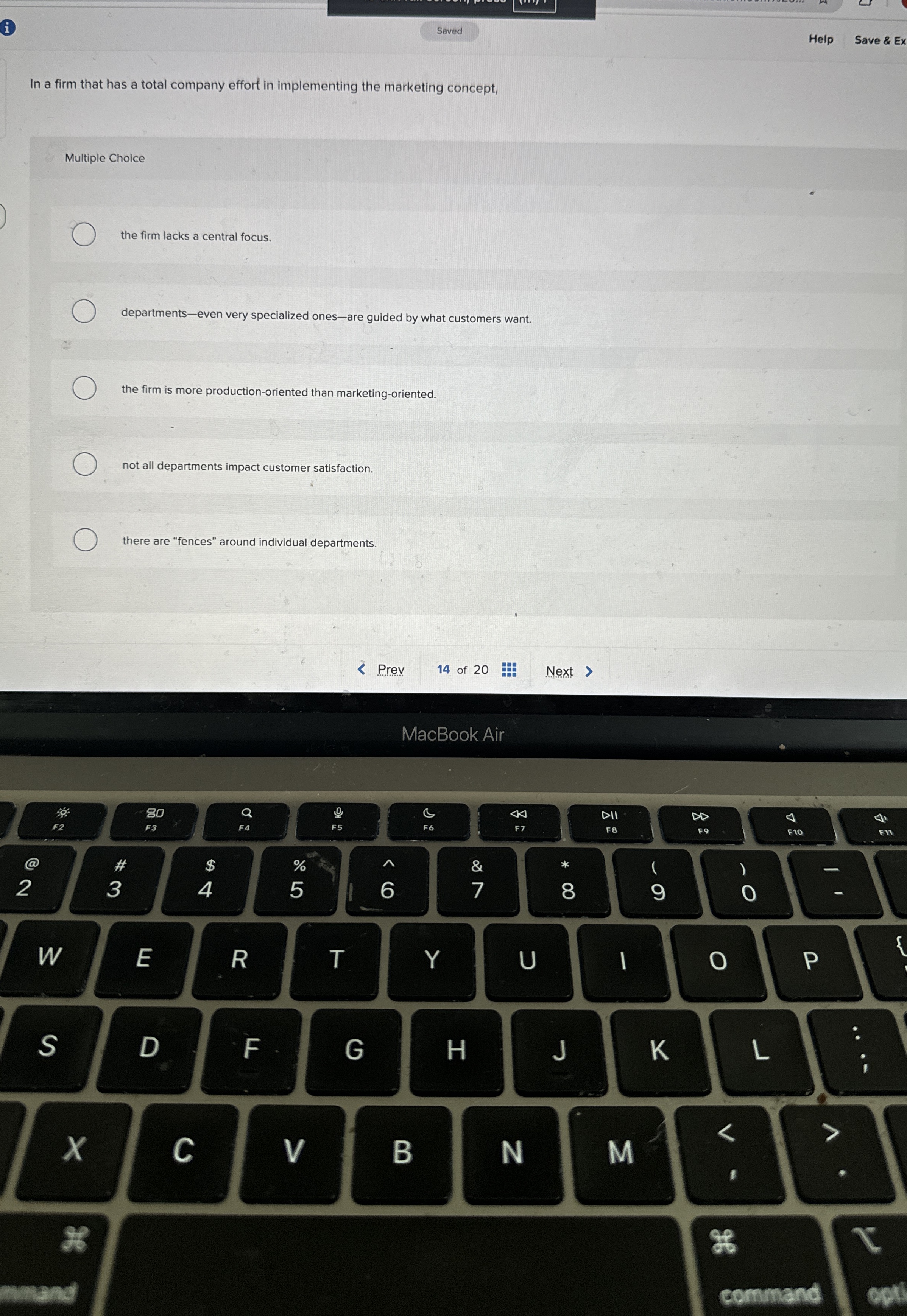  (i) Help Save & Ex In a firm that has a
