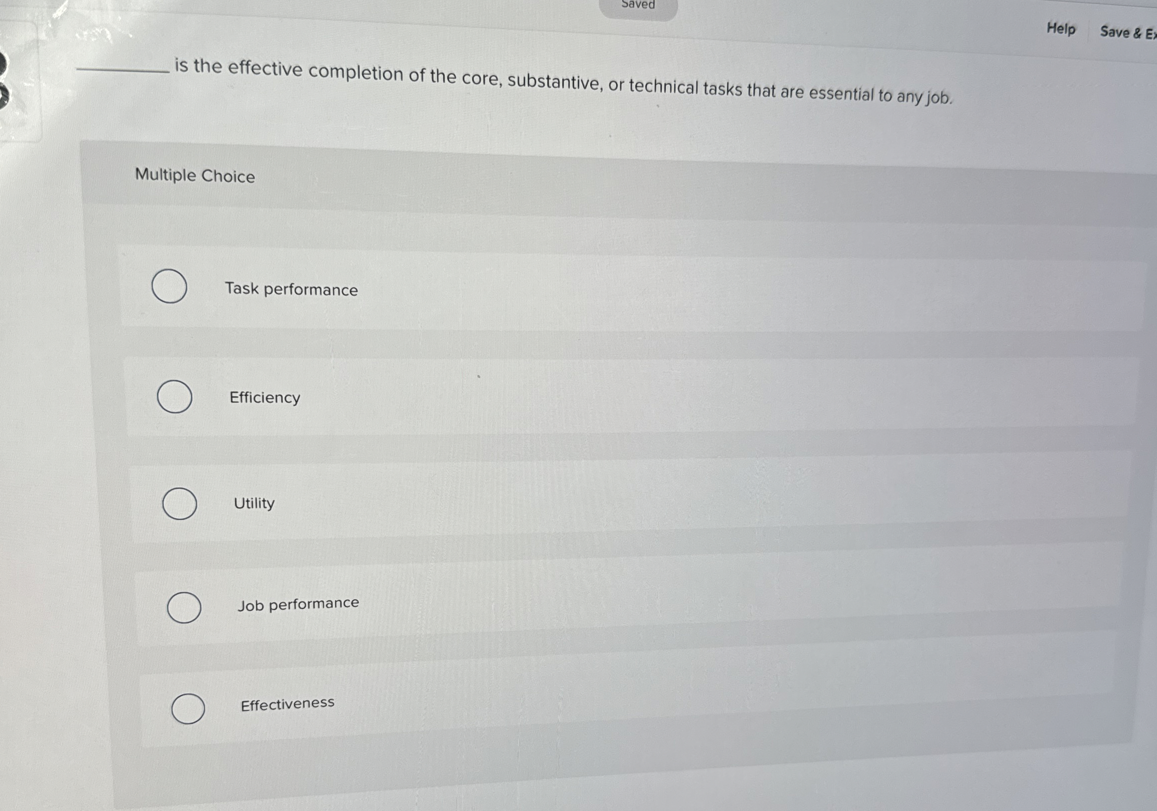  saved Help Save & E is the effective completion of the