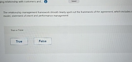  ging relationship with customers and... s.mod The relationship management framework should