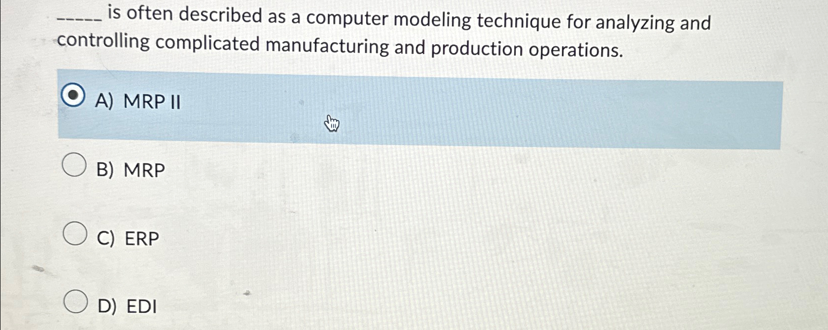  is often described as a computer modeling technique for analyzing and